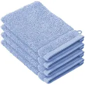 De Witte Lietaer Washandje Stéphanie Sky Blue (Set van 4)