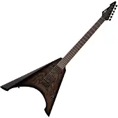 Gear4Music Harlem V Electric Guitar by Black