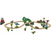 Playtive Houten treinbaan (Dinosaurus)