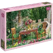 Tucker's Fun Factory Theetijd in de Tuin Puzzel (1000 stukjes)