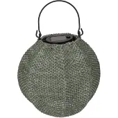 Jens Living Solar Lantaarn Indy Groen/Wit