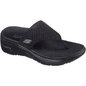 SKECHERS Go Walk Arch Fit 2.0 Polyester Dames Zwarte Sandalen