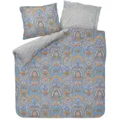 Pip studio Dekbedovertrek Jabali Flower - Blauw 200x200/220 cm