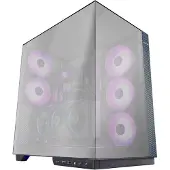 Mars Gaming MC-3GFPRO, Gaming Behuizing ATX, Drievoudig Gehard Glas, 2X ARGB Ventilatoren 120mm, Verticale Montage van Grafische Kaarten