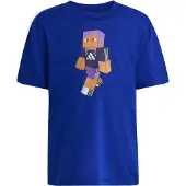 Adidas Shirt navy / donkerblauw / lavendel / wit