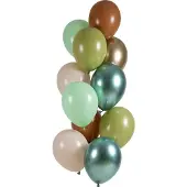 Folat - Ballonnen safari chique (12 stuks - 33 cm)