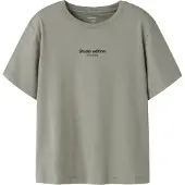 Name It Kids Shirt 'NKMBrody' greige / zwart