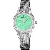 Festina Kwartshorloge Mademoiselle Polshorloge, dameshorloge, roestvrijstalen band, Ø 30 mm