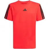 Adidas Functioneel shirt 'Essentials' rood / zwart