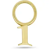 New Bling - 9NBG-O157-1 - 14K geelgoud – Bedel – Nummer 1