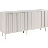 Beliani CLUNES - Dressoir - Lichtbeige - MDF