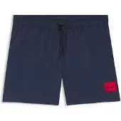 HUGO Sneldrogende zwemshorts met rood logolabel Maat S
