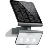 Steinel XSolar L-S Professionele LED sensorspot XSOLAR PRO-LINE, zwart, Kunststof, Modern, solar buitenlamp