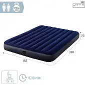 Famanu air mattress / Persoons Luchtbed ,203 x 152 x 25 cm