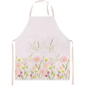 Ambiente Schort Pastel Bloemen Roze, Katoen
