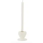 Zusss Kandelaar keramiek hartje wit