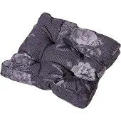 Madison matraskussen florance Denim flower 47x47 cm - grijs