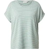 ONLY Carmakoma Shirt 'CARMoster' smaragd / wit
