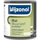 Wijzonol Muurverf Mat Kleurtester 250 ML - Donkere Kleur|1