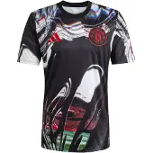 Adidas Functioneel shirt 'Manchester United 25/26 Pre Match' groen / vuurrood / zwart / wit