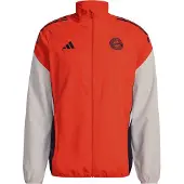 Adidas Trainingsjack 'FC Bayern Tiro 25' oranjerood / zwart / wit