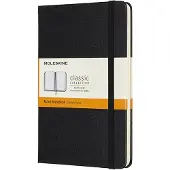 Moleskine Classic Notitieboek - Medium - Hardcover - Blanco - Zwart