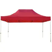 TOOLPORT 3x4,5 m Easy up partytent, PROFESSIONAL alu 40mm, rood