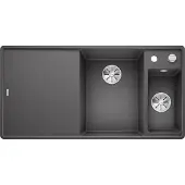 BLANCO Axia III 6 S-F (BR/CD) rock grey auto. 523484
