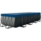 Intex Rectangular All Year Pool Cover Blauw 5.36x2.67 m