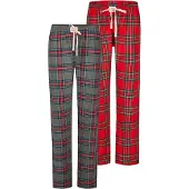 Happy Shorts Pyjamabroek ' Christmas ' blauw / grijs / rood