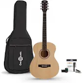 Gear4Music Student Acoustic Guitar & Accessory Pack by Natural