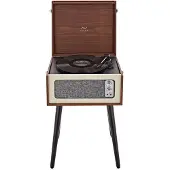 AVCOM Standing Turntable with Bluetooth Walnut