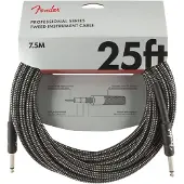Fender Professional Series 7.5M/25ft Instrument Cable Gray Tweed