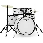 Gear4Music BDK-20 Fusion Drum Kit by White