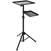 Gear4Music Adjustable Laptop Stand with Mouse Shelf by