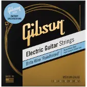 Gibson FACTORY SPEC STRINGS BRITE WIRE 'REINFORCED' ELECTRIC GUITAR MEDIUM