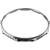 Shaw 14 10 Lug Snare Side Triple Flange Drum Hoop Chrome