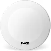 Evans EQ3 Resonant Coated White Bass Drum Head No Port 20"