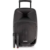 SubZero P15 Draagbare PA-luidspreker met Bluetooth & Draadloze Microfoons