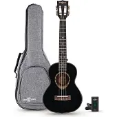 Gear4Music Archback Tenor Ukulele Pack by Black