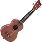 Gear4Music Sapele Soprano Ukulele by