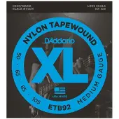 D'addario And Co ETB92 NYLON TAPEWOUND LONG SCALE MEDIUM 50-105