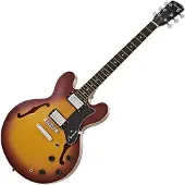 Hartwood Revival Semi Acoustic Guitar Sunburst