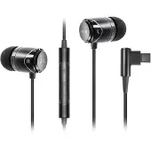 SoundMagic E11D In Ear Isolating USB-C Earphones with Mic Black