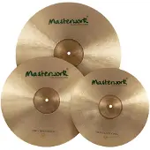 Masterwork Troy Traditional Cymbal Set driedelige bekkenset, 14'' HH, 16'' C, 20'' R