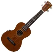 Mahalo Java Concert Electro Ukulele Natural