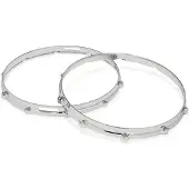 DW Drums DW 14" Snare Drum Die-Cast Hoop Set Chrome