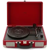 AVCOM Suitcase Turntable with Bluetooth Red