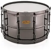WorldMax 13" X 7" Black Brass Snare Drum Black Hardware