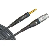 Daddario CUSTOM MICROPHONE CABLE BY D'ADDARIO XLR FEMALE TO 1/4" 7.6 M